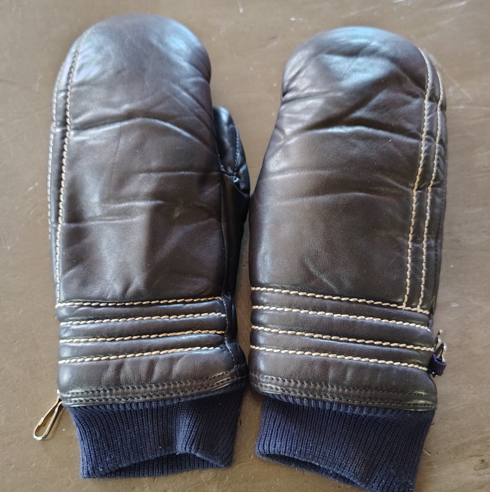 Grandoe Women's Navy Blue Gloves